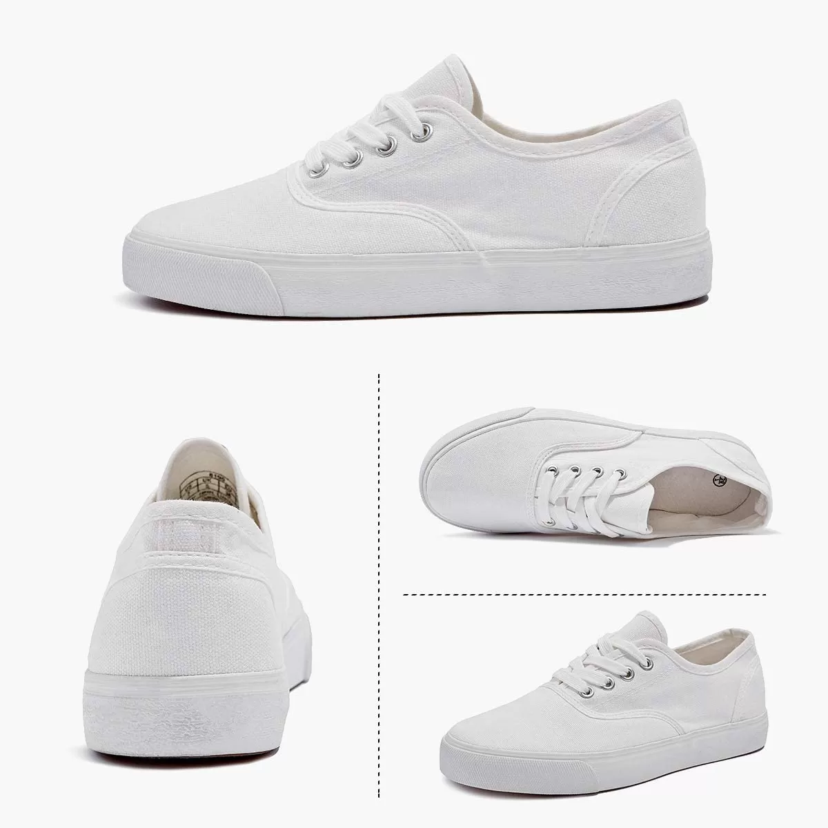 Women's Canvas Low Cut Canvas Walking Running Shoes